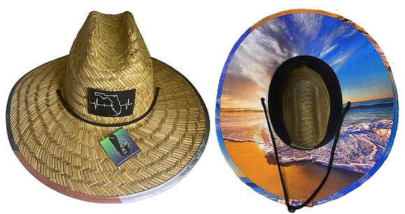Florida Straw Hat Sunset - The Heartbeat Brand
