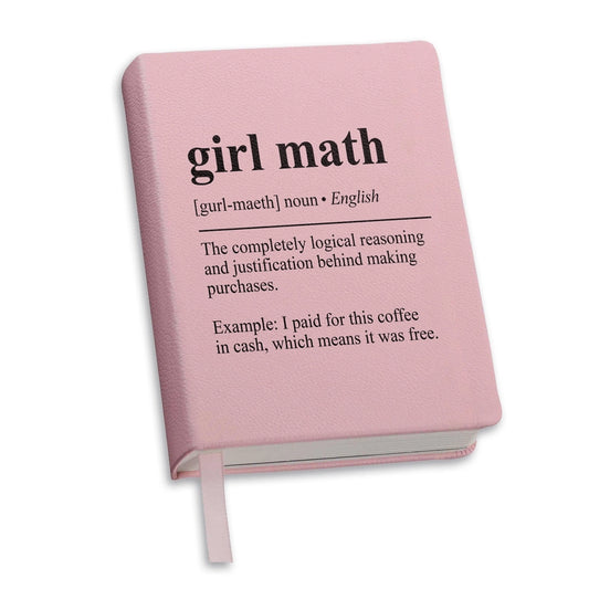 Journal Girl Math Pink - Toss Designs