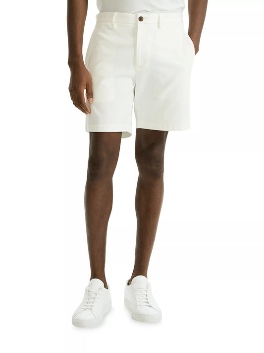 Zaine Short In Stretch Cotton Blend White - Theory