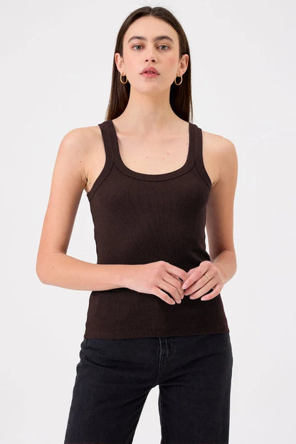 Angeline Tank Coffee - Goldie Lewinter