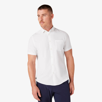 Leeward Short Sleeve White - Mizzen + Main