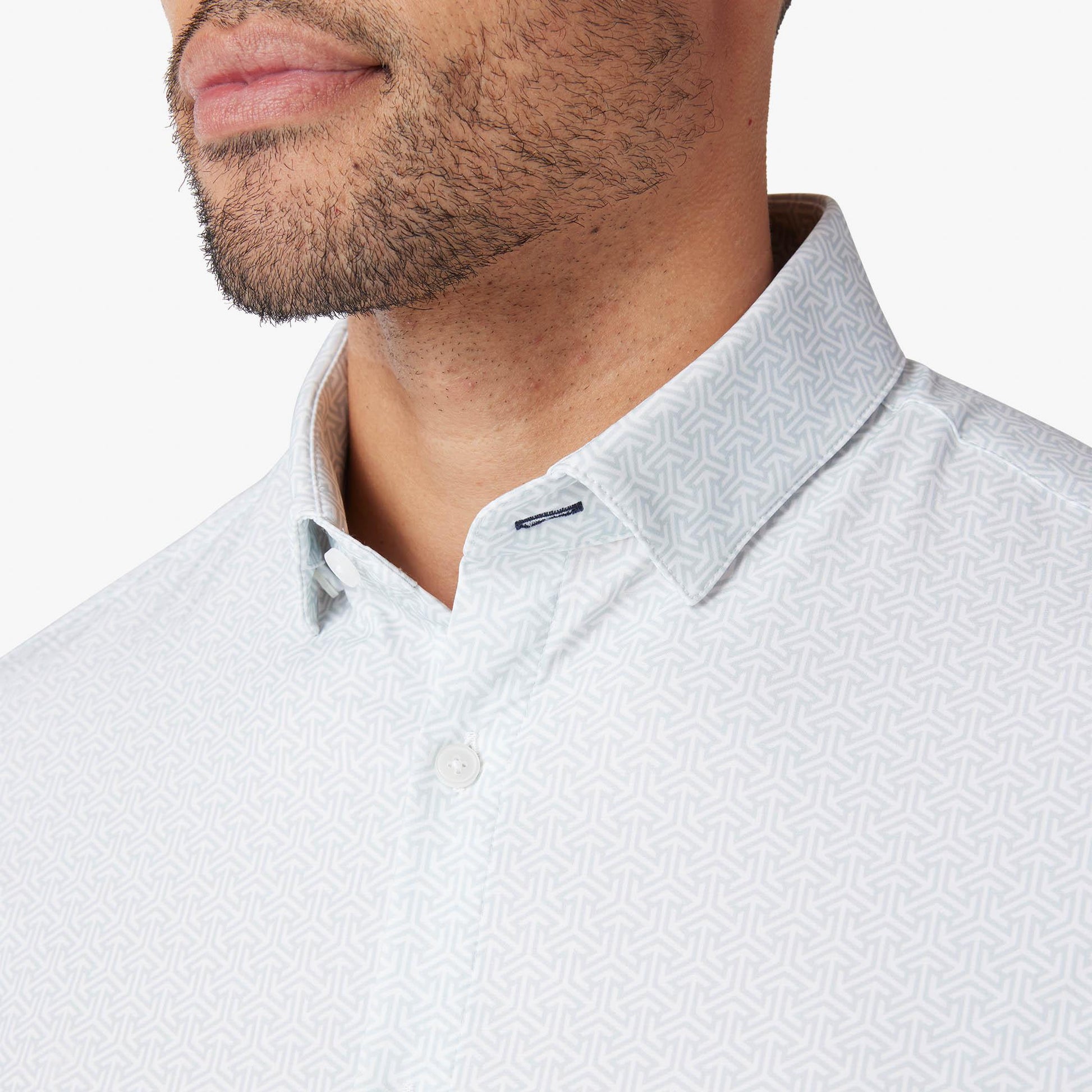 no tuck long sleeve dress shirt Mizzen+Main Nash Chambray Long Sleeve No Tuck Dress Shirt
