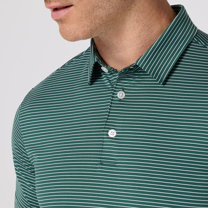 Versa Polo Green Alternating Stripe - Mizzen + Main