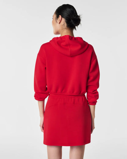 Airessentials Cropped Hoodie Red - SPANX