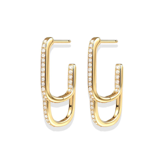 Bianca Gold Plated Earrings - Bara Boheme