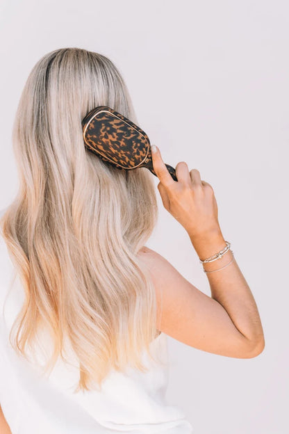 Boar Bristle Hair Brush Tortoise - TELETIES
