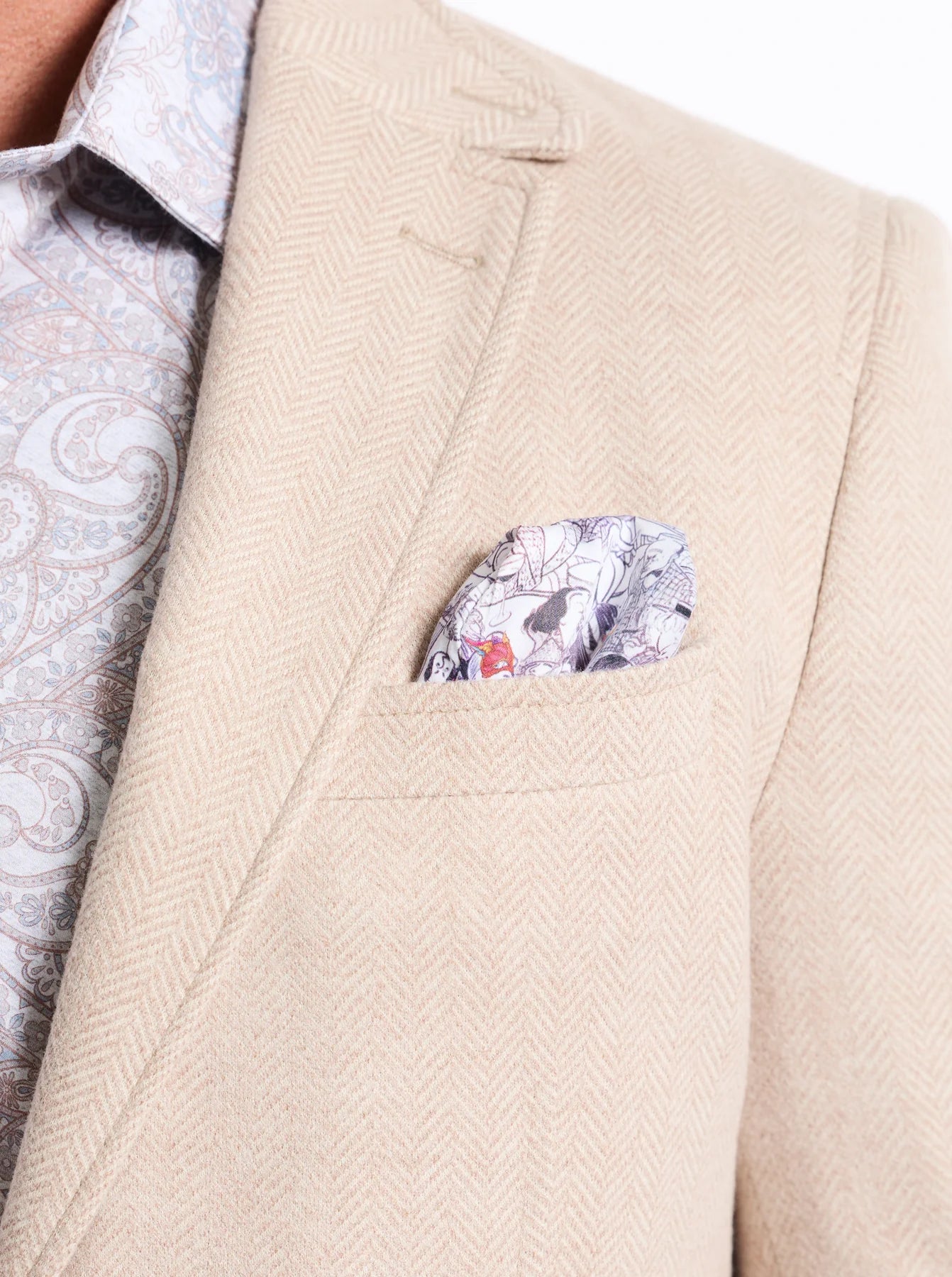 Jetset XV Blazer Oatmeal - Robert Graham