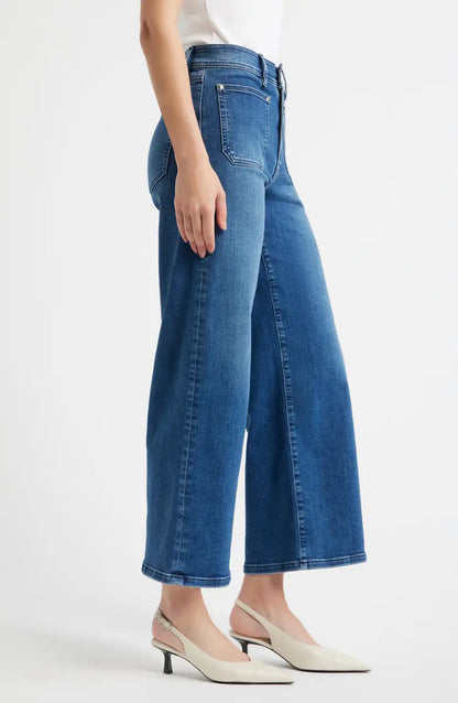 Le Slim Palazzo Crop Harbor Pocket Archive - Frame