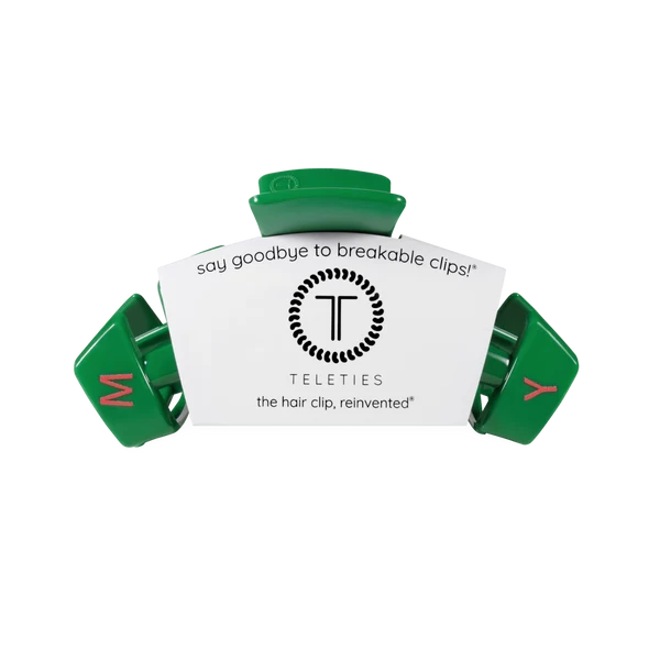 Classic Medium Claw Clip Merry Everything - TELETIES