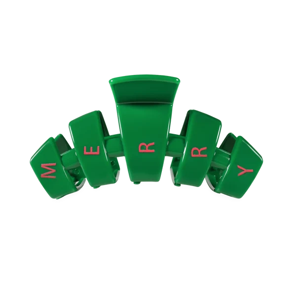 Classic Medium Claw Clip Merry Everything - TELETIES