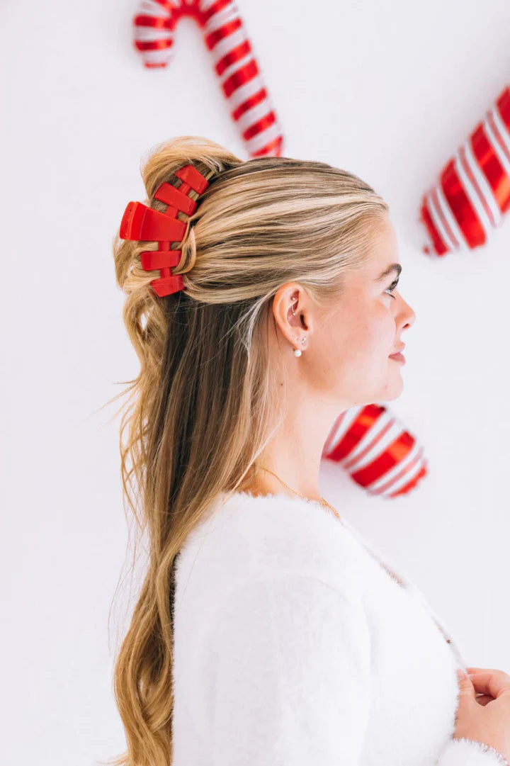 Large Hair Clip Rudolph Red - TELETIES