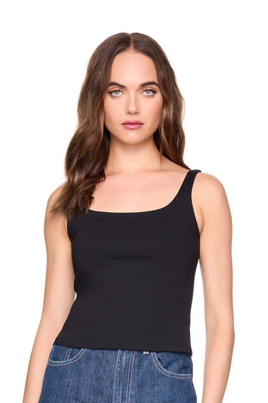 Essential Everyday Tank Black - Susana Monaco