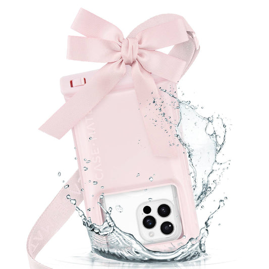 Waterproof Floating Pouch Ballet Pink Bow - Case-Mate