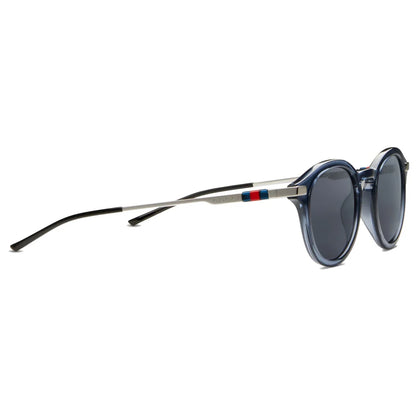Mens Round Sunglasses Transparent Blue - Gucci
