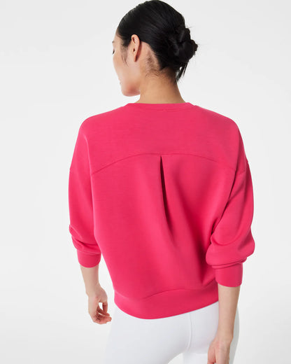 AirEssentials Crew Cerise Pink  - SPANX