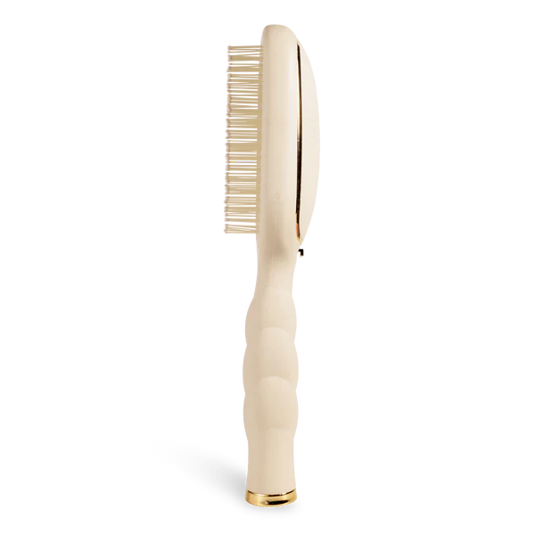 Detangler Hair Brush For Thick Hair Tan - TELETIES