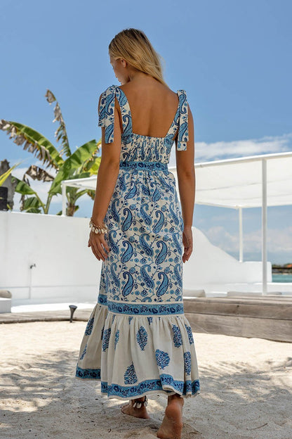 Isadora Dress Blue - Miss June