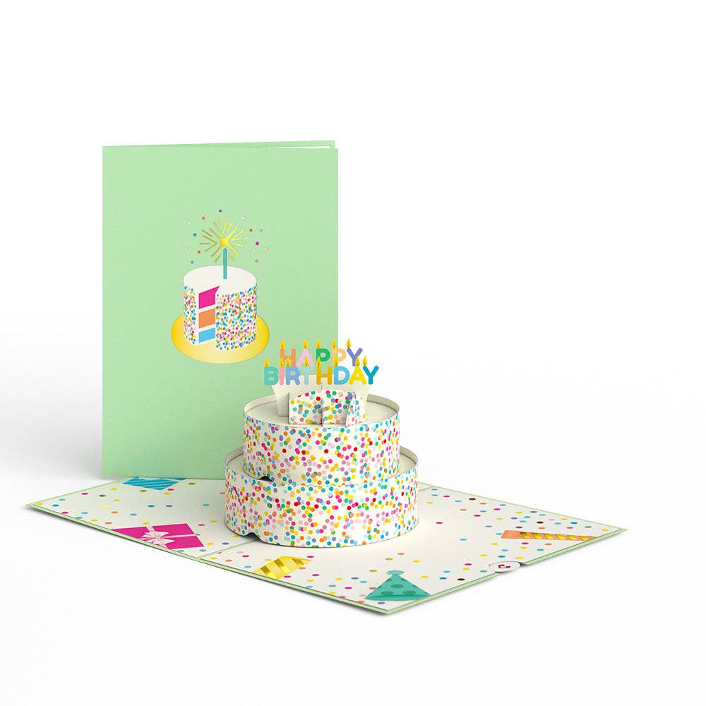 Sprinkles Birthday Cake Pop-Up Card - Lovepop Cards
