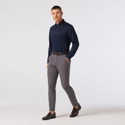 Halyard Dress Shirt Navy - Mizzen + Main