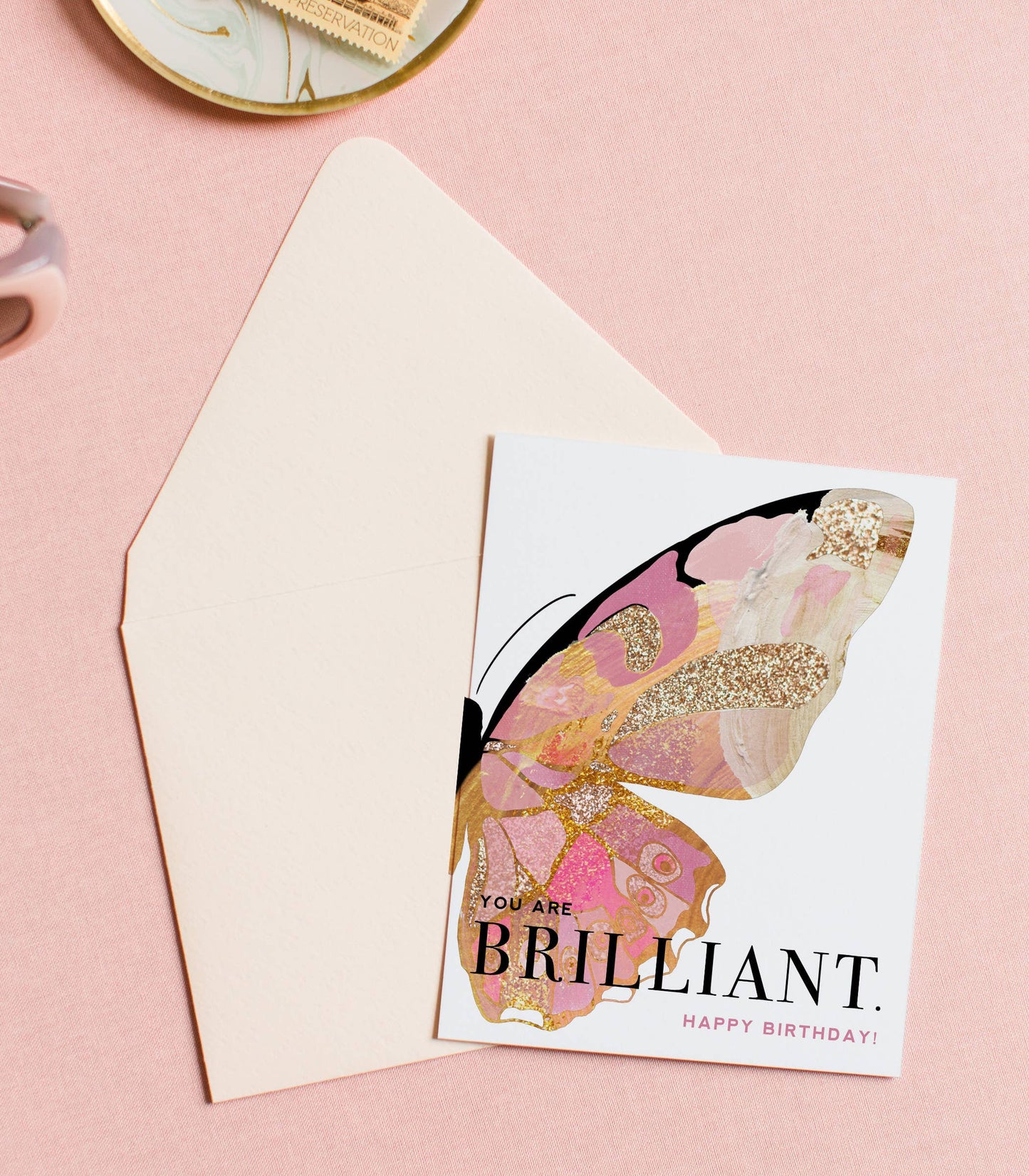 Brilliant Butterfly Stylish Birthday Card - Kitty Meow Boutique