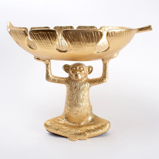 Monkey Decorative Bowl Gold - 8 Oak Lane