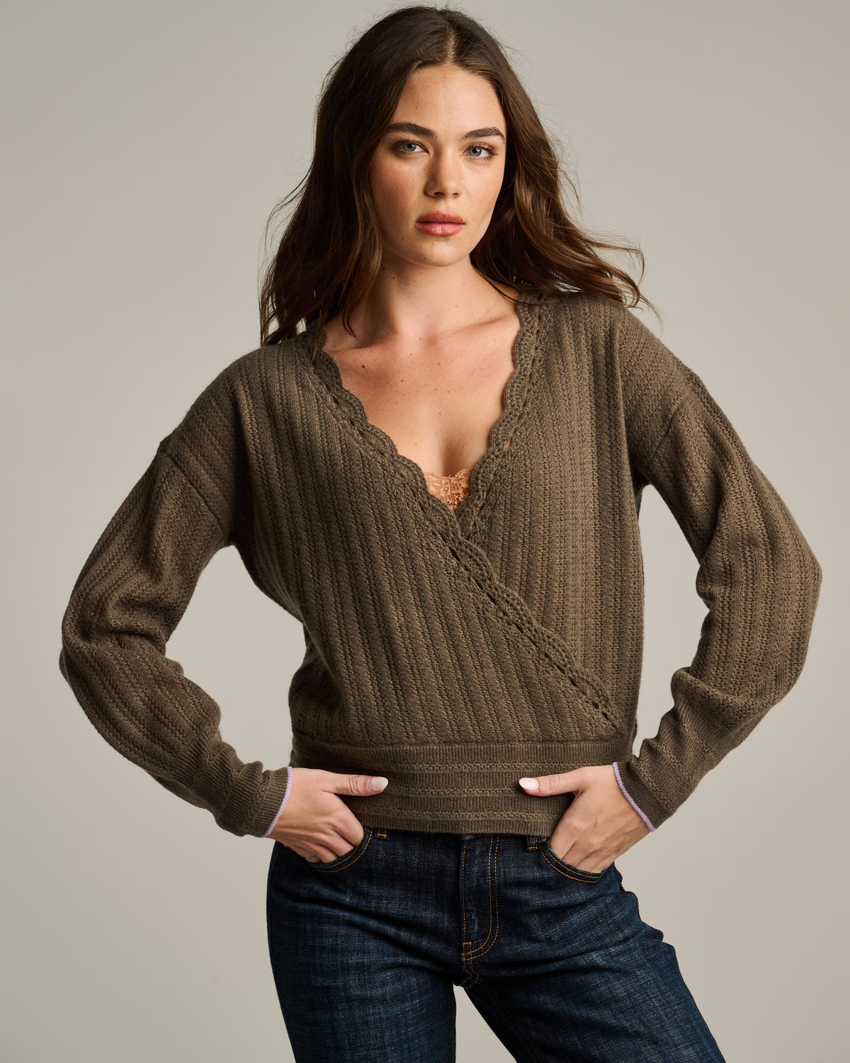First Date Cashmere Sweater Shale - Lisa Todd