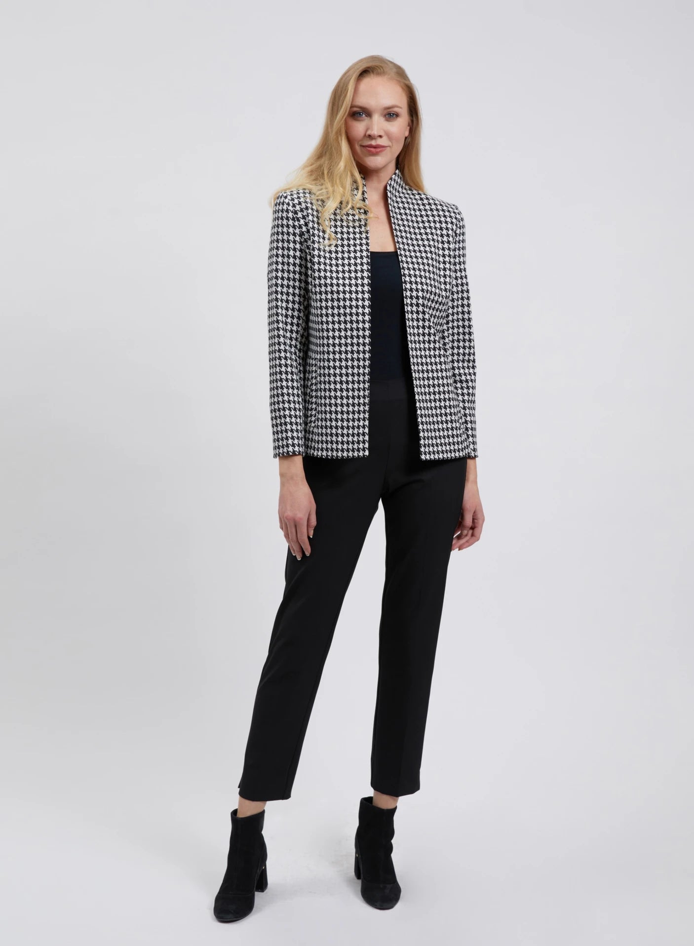 Shaped Jacket Houndstooth - Estelle and Finn