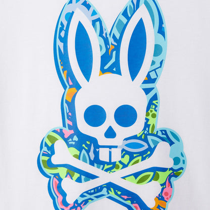 Clifton Graphic Tee White - Psycho Bunny