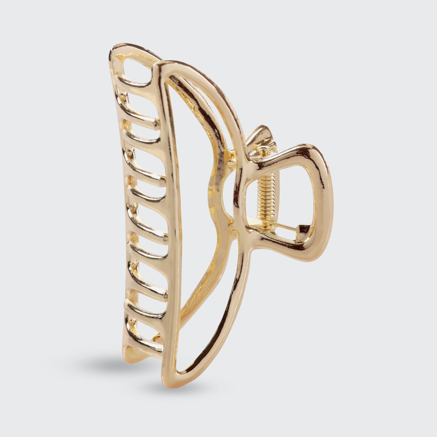 Open Shape Claw Clip Gold - KITSCH