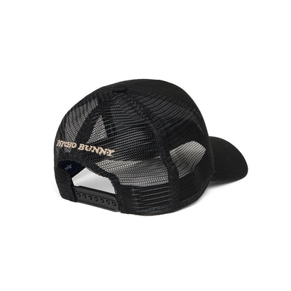 Men's Riviera Trucker Cap Black - Psycho Bunny