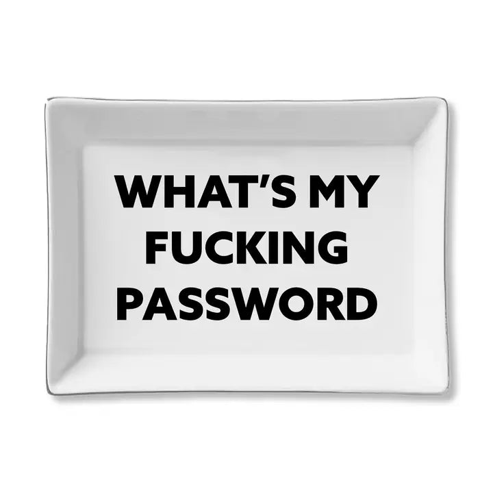 Ceramic Tray Password - Toss Designs