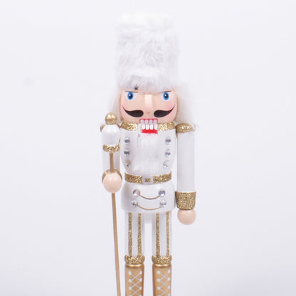 White 10" Nutcracker - 8 Oak Lane