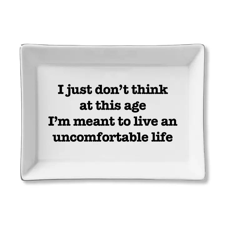 Ceramic Tray Uncomfortable - Toss Designs