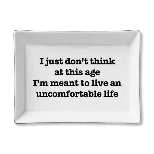 Ceramic Tray Uncomfortable - Toss Designs