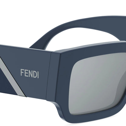 Fendi Diagonal Sunglasses Blue - FENDI