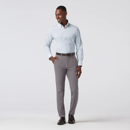 Leeward Dress Shirt White Hatch Mark - Mizzen + Main