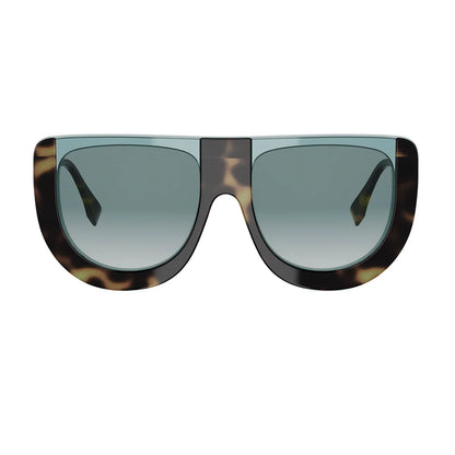 Fendigraphy Sunglasses Havana/Teal - FENDI