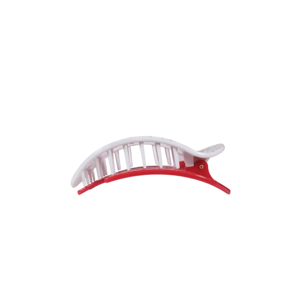 Small Flat Round Hair Clip Festive Feels - TELETIES