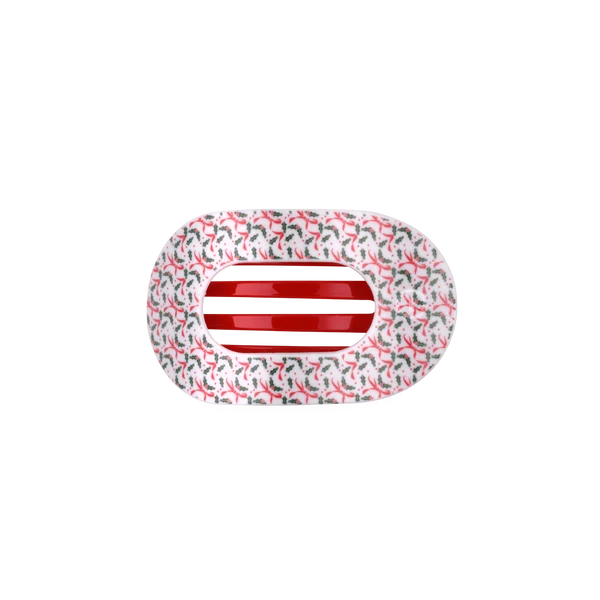 Small Flat Round Hair Clip Festive Feels - TELETIES