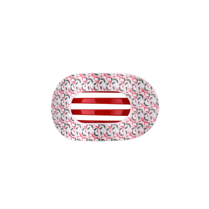 Small Flat Round Hair Clip Festive Feels - TELETIES