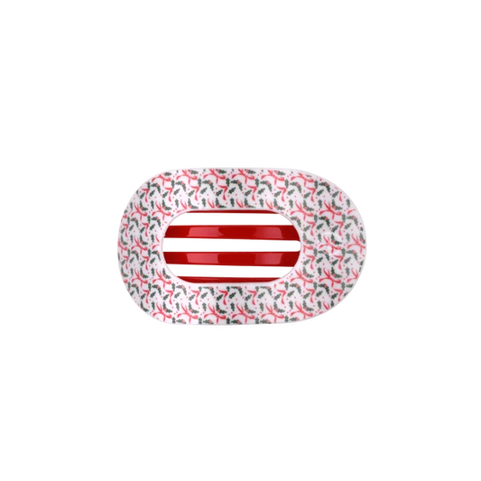 Small Flat Round Hair Clip Festive Feels - TELETIES