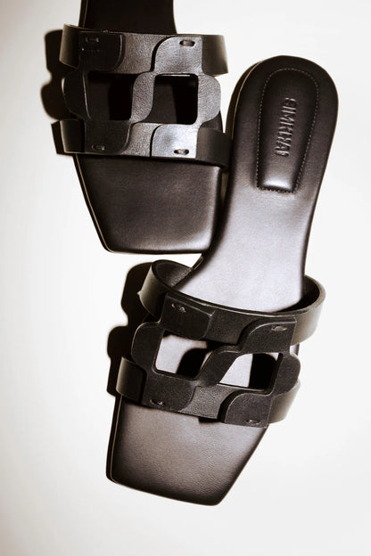 Monogram Slide Black - Simkhai