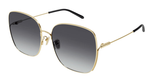 Women's Metal Sunglasses Gold - Chloe