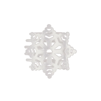 Flat Hair Clip Glitter Snowflake - TELETIES