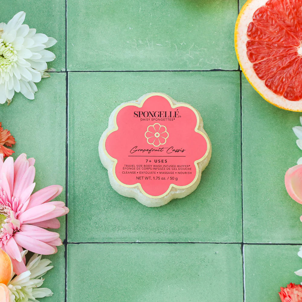 Daisy Spongette Grapefruit Cassis - Spongelle