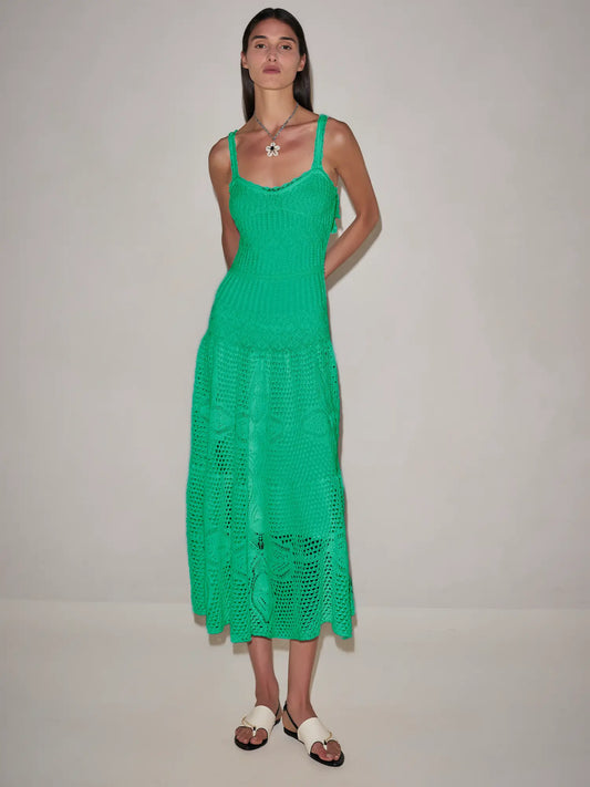 Calinda Dress Jade Green - Alexis