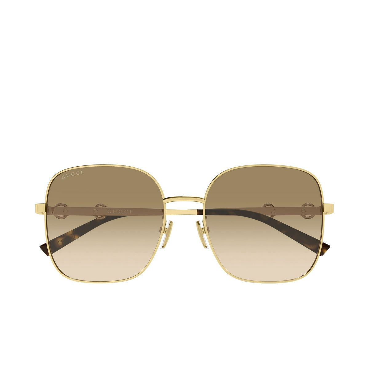 Womens Square Sunglasses Gold - Gucci