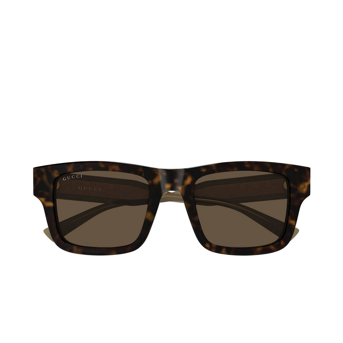 Mens Square Sunglasses Brown - Gucci