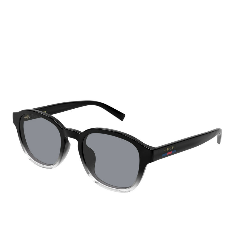 Mens Round Sunglasses Black/Clear - Gucci