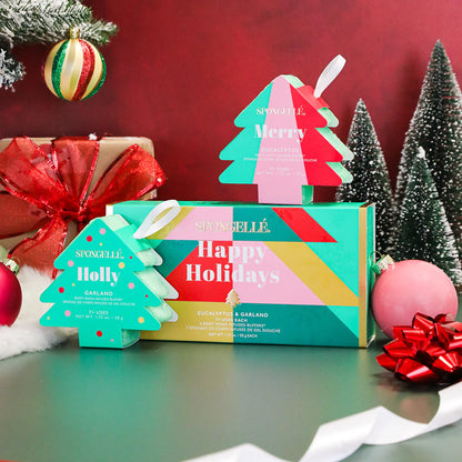 Happy Holidays | Holiday Tree Ornament Gift Set - Spongelle